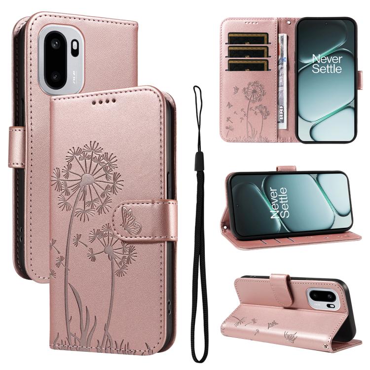 Dandelion Embossed Pattern Flip Leather Phone Case, For OnePlus Nord CE6 Lite/Turbo 6X, For OnePlus Ace 6 Ultra, For OnePlus Ace 6, For OnePlus 15