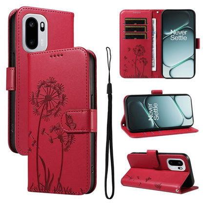 Dandelion Embossed Pattern Flip Leather Phone Case, For OnePlus Nord CE6 Lite/Turbo 6X, For OnePlus Ace 6 Ultra, For OnePlus Ace 6, For OnePlus 15