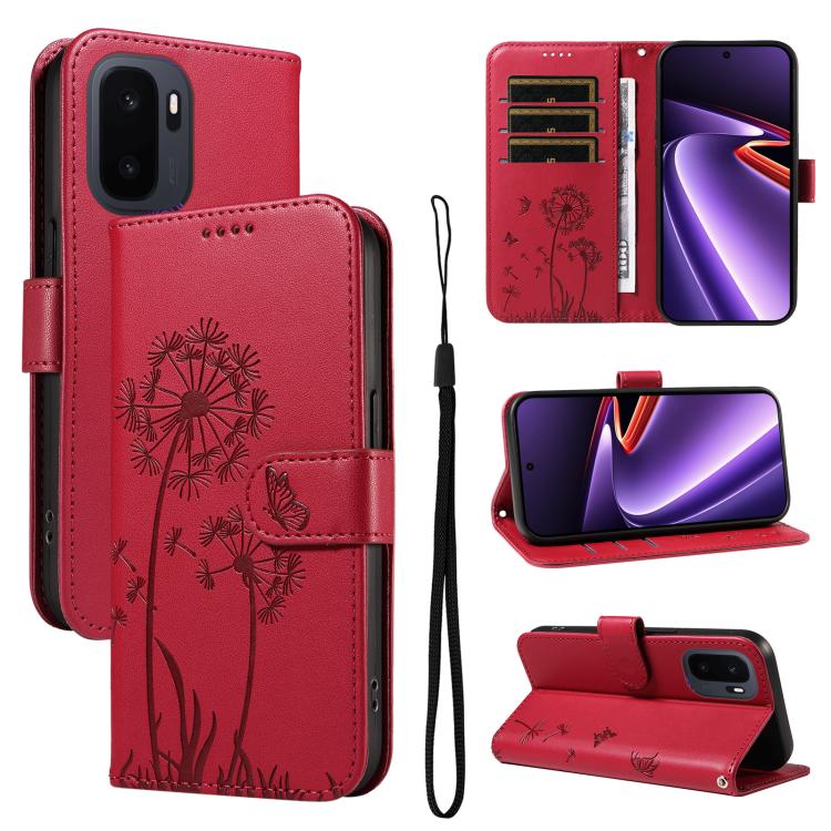 Dandelion Embossed Pattern Flip Leather Phone Case, For OnePlus Nord CE6 Lite/Turbo 6X, For OnePlus Ace 6 Ultra, For OnePlus Ace 6, For OnePlus 15