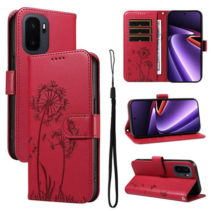 Dandelion Embossed Pattern Flip Leather Phone Case, For OnePlus Nord CE6 Lite/Turbo 6X, For OnePlus Ace 6 Ultra, For OnePlus Ace 6, For OnePlus 15