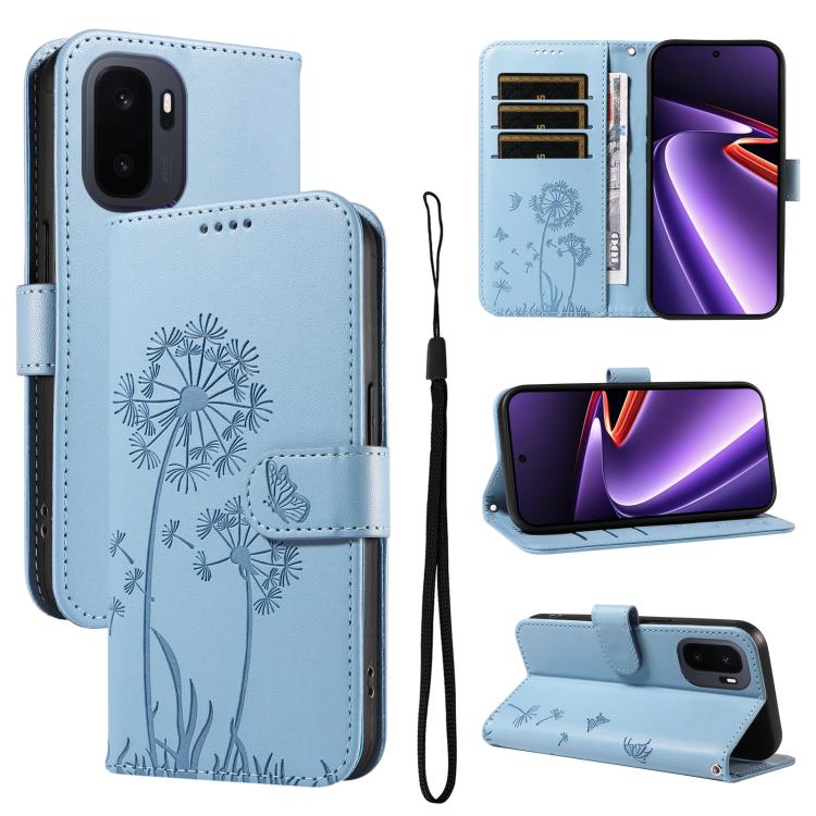 Dandelion Embossed Pattern Flip Leather Phone Case, For OnePlus Nord CE6 Lite/Turbo 6X, For OnePlus Ace 6 Ultra, For OnePlus Ace 6, For OnePlus 15