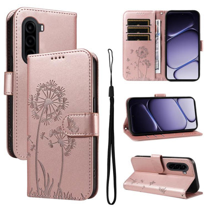 Dandelion Embossed Pattern Flip Leather Phone Case, For OnePlus Nord CE6 Lite/Turbo 6X, For OnePlus Ace 6 Ultra, For OnePlus Ace 6, For OnePlus 15