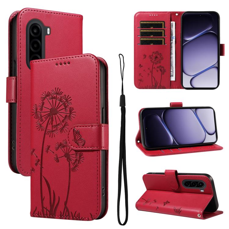 Dandelion Embossed Pattern Flip Leather Phone Case, For OnePlus Nord CE6 Lite/Turbo 6X, For OnePlus Ace 6 Ultra, For OnePlus Ace 6, For OnePlus 15