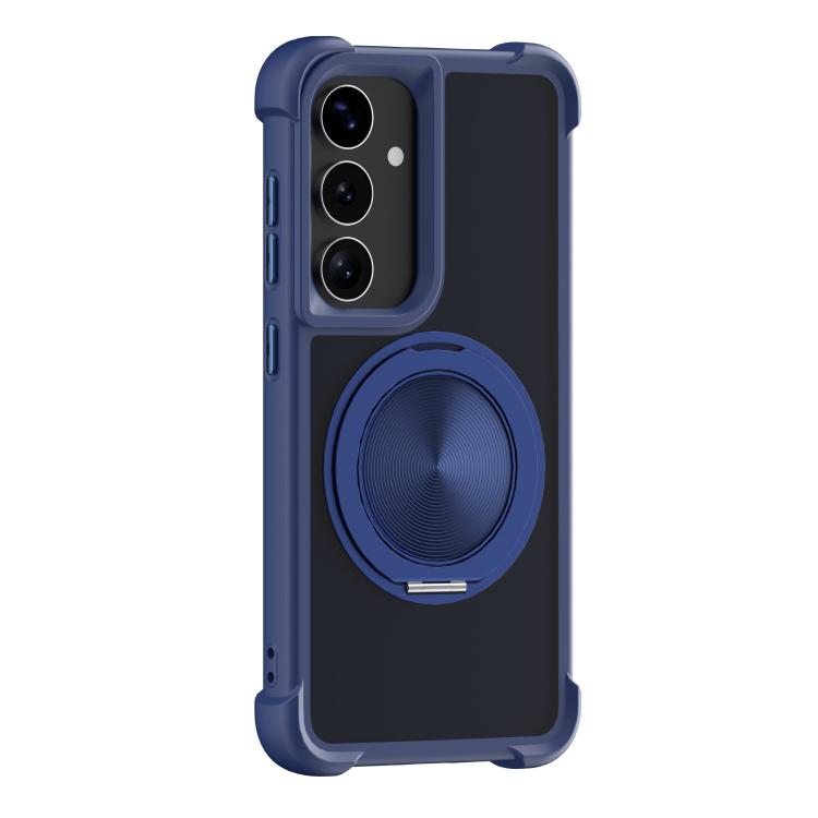 CD Texture 360 Degree Rotating Holder MagSafe Phone Case, For Samsung Galaxy S26+ 5G, For Samsung Galaxy S26 Ultra 5G, For Samsung Galaxy S26 5G, For Samsung Galaxy S25 5G