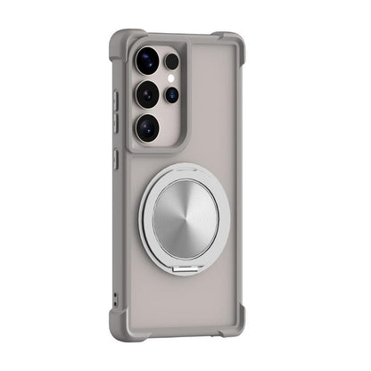 CD Texture 360 Degree Rotating Holder MagSafe Phone Case, For Samsung Galaxy S25+ 5G, For Samsung Galaxy S25 Ultra 5G