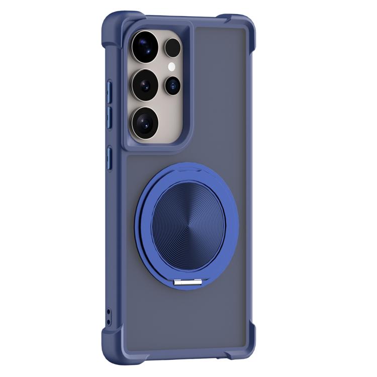 CD Texture 360 Degree Rotating Holder MagSafe Phone Case, For Samsung Galaxy S26+ 5G, For Samsung Galaxy S26 Ultra 5G, For Samsung Galaxy S26 5G, For Samsung Galaxy S25 5G