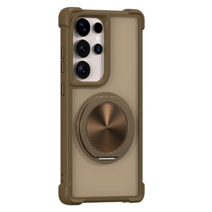 CD Texture 360 Degree Rotating Holder MagSafe Phone Case, For Samsung Galaxy S26+ 5G, For Samsung Galaxy S26 Ultra 5G, For Samsung Galaxy S26 5G, For Samsung Galaxy S25 5G
