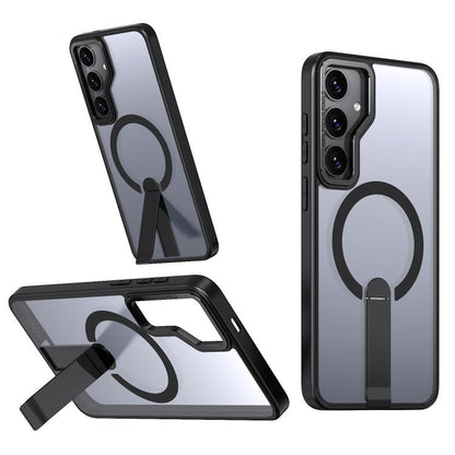 Star Shine Series TPU + PC MagSafe Phone Case with Fold Holder, For Samsung Galaxy S25 Edge 5G, For Samsung Galaxy S24 5G / S25 5G, For Samsung Galaxy S24+ 5G / S25+ 5G, For Samsung Galaxy S25 Ultra 5G