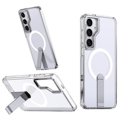 Star Shine Series TPU + PC MagSafe Phone Case with Fold Holder, For Samsung Galaxy S25 Edge 5G, For Samsung Galaxy S24 5G / S25 5G, For Samsung Galaxy S24+ 5G / S25+ 5G, For Samsung Galaxy S25 Ultra 5G