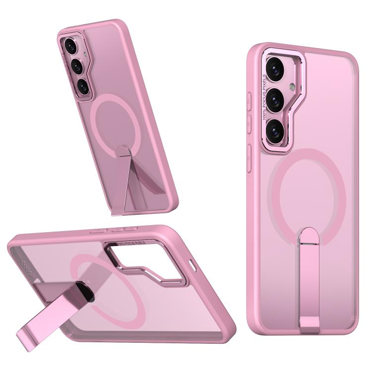 Star Shine Series TPU + PC MagSafe Phone Case with Fold Holder, For Samsung Galaxy S25 Edge 5G, For Samsung Galaxy S24 5G / S25 5G, For Samsung Galaxy S24+ 5G / S25+ 5G, For Samsung Galaxy S25 Ultra 5G