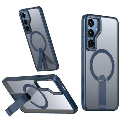 Star Shine Series TPU + PC MagSafe Phone Case with Fold Holder, For Samsung Galaxy S25 Edge 5G, For Samsung Galaxy S24 5G / S25 5G, For Samsung Galaxy S24+ 5G / S25+ 5G, For Samsung Galaxy S25 Ultra 5G