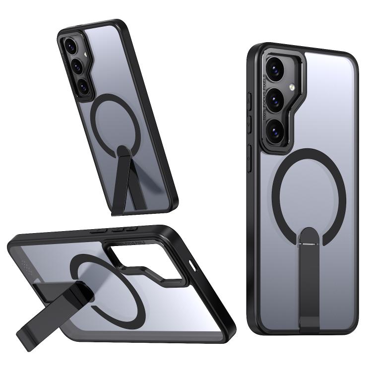 Star Shine Series TPU + PC MagSafe Phone Case with Fold Holder, For Samsung Galaxy S25 Edge 5G, For Samsung Galaxy S24 5G / S25 5G, For Samsung Galaxy S24+ 5G / S25+ 5G, For Samsung Galaxy S25 Ultra 5G