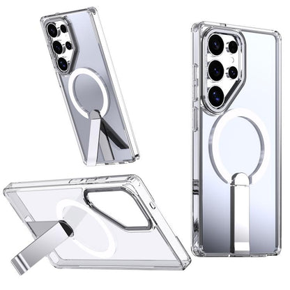 Star Shine Series TPU + PC MagSafe Phone Case with Fold Holder, For Samsung Galaxy S25 Edge 5G, For Samsung Galaxy S24 5G / S25 5G, For Samsung Galaxy S24+ 5G / S25+ 5G, For Samsung Galaxy S25 Ultra 5G