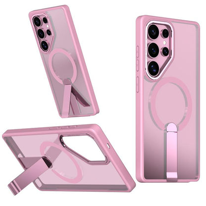 Star Shine Series TPU + PC MagSafe Phone Case with Fold Holder, For Samsung Galaxy S25 Edge 5G, For Samsung Galaxy S24 5G / S25 5G, For Samsung Galaxy S24+ 5G / S25+ 5G, For Samsung Galaxy S25 Ultra 5G