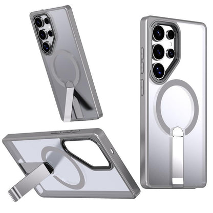 Star Shine Series TPU + PC MagSafe Phone Case with Fold Holder, For Samsung Galaxy S25 Edge 5G, For Samsung Galaxy S24 5G / S25 5G, For Samsung Galaxy S24+ 5G / S25+ 5G, For Samsung Galaxy S25 Ultra 5G
