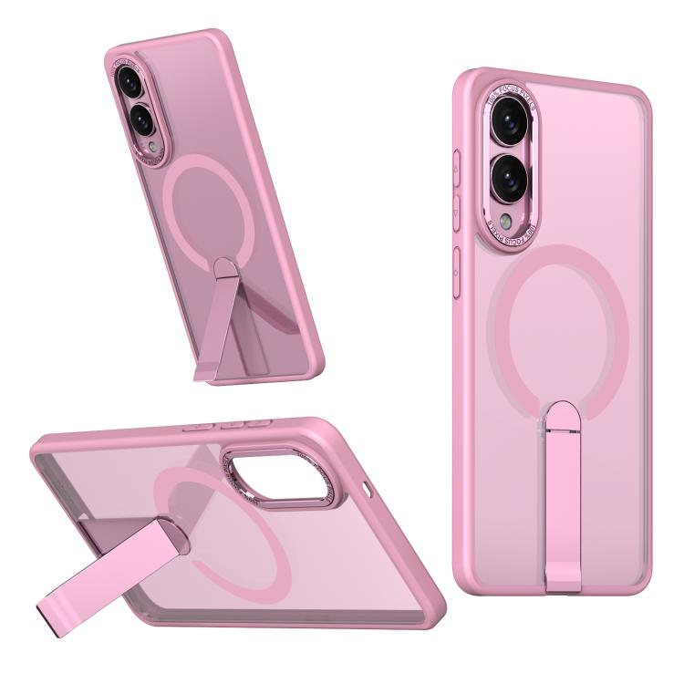 Star Shine Series TPU + PC MagSafe Phone Case with Fold Holder, For Samsung Galaxy S25 Edge 5G, For Samsung Galaxy S24 5G / S25 5G, For Samsung Galaxy S24+ 5G / S25+ 5G, For Samsung Galaxy S25 Ultra 5G