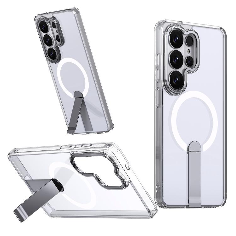 Star Shine Series TPU + PC MagSafe Phone Case with Fold Holder, For Samsung Galaxy S26+ 5G, For Samsung Galaxy S26 Ultra 5G, For Samsung Galaxy S26 5G, For Samsung Galaxy S25 FE 5G