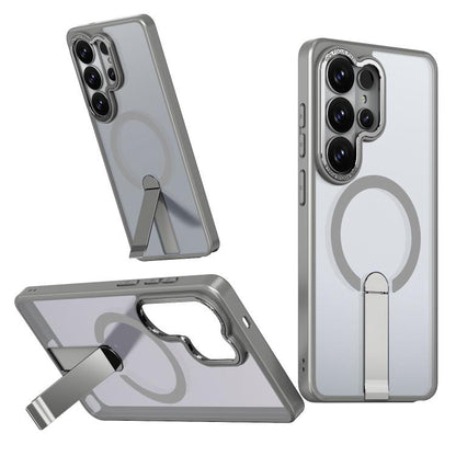 Star Shine Series TPU + PC MagSafe Phone Case with Fold Holder, For Samsung Galaxy S26+ 5G, For Samsung Galaxy S26 Ultra 5G, For Samsung Galaxy S26 5G, For Samsung Galaxy S25 FE 5G