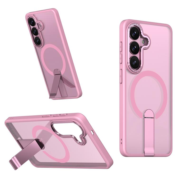 Star Shine Series TPU + PC MagSafe Phone Case with Fold Holder, For Samsung Galaxy S26+ 5G, For Samsung Galaxy S26 Ultra 5G, For Samsung Galaxy S26 5G, For Samsung Galaxy S25 FE 5G