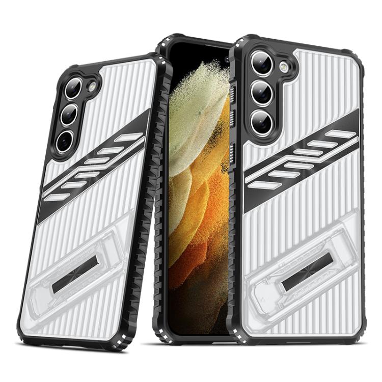 Plating Holder PC Hybrid TPU Phone Case, For Samsung Galaxy S23 5G