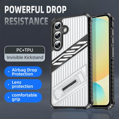 Plating Holder PC Hybrid TPU Phone Case, For Samsung Galaxy S23 5G