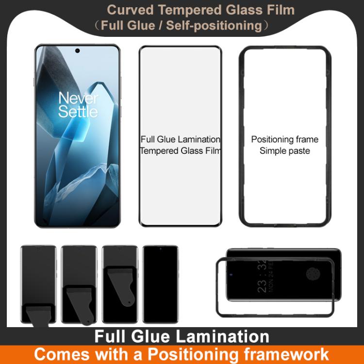 imak 3D Curved Tempered Glass Film, Full Glue Positioning Version, For OnePlus 13, For OnePlus Ace 3 / 12R, For OnePlus 12