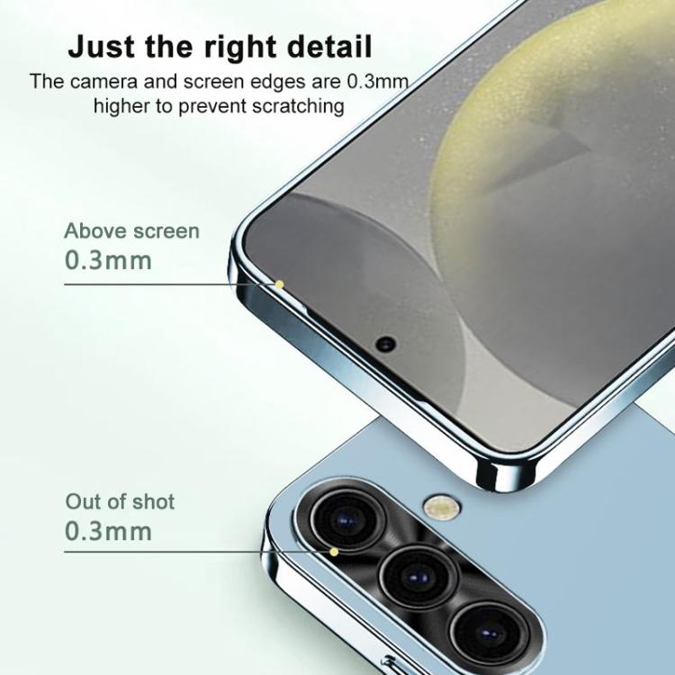 AG Frosted Electroplating Acrylic Phone Case, For Samsung Galaxy S25 5G, For Samsung Galaxy S25+ 5G, For Samsung Galaxy S25 Ultra 5G