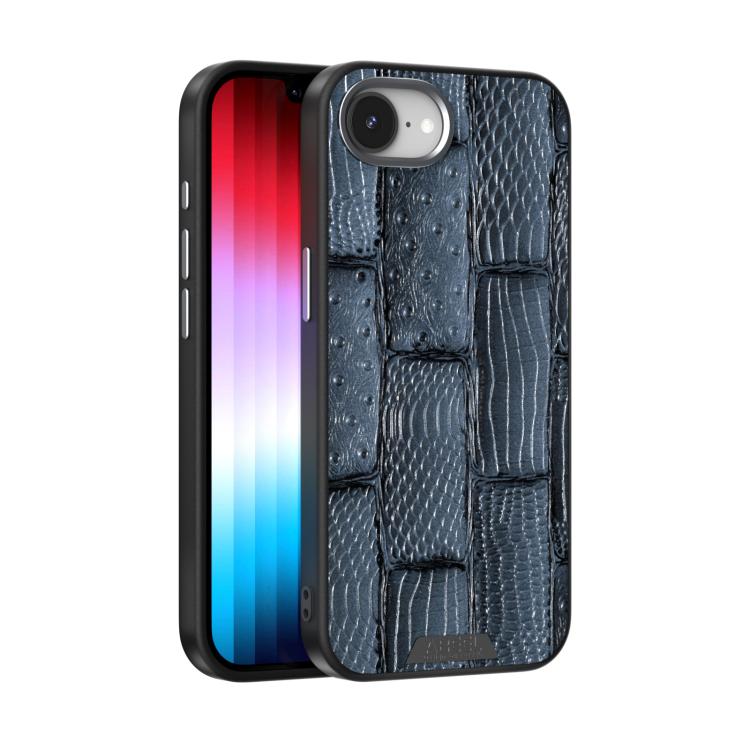 ABEEL Beast Pattern 6D Micro-Embossed MagSafe Genuine Leather Phone Case, For iPhone 17 Pro Max, For iPhone 17 Pro, For iPhone 17, For iPhone Air, For iPhone 16e, For iPhone 16 Pro Max