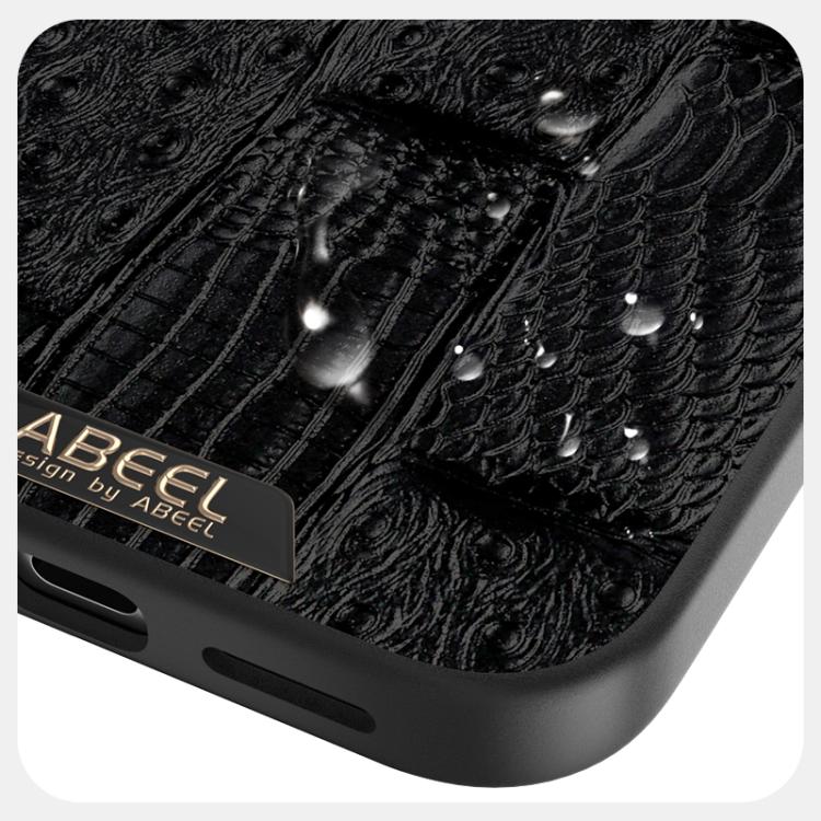 ABEEL Beast Pattern 6D Micro-Embossed MagSafe Genuine Leather Phone Case, For iPhone 17 Pro Max, For iPhone 17 Pro, For iPhone 17, For iPhone Air, For iPhone 16e, For iPhone 16 Pro Max