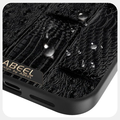 ABEEL Beast Pattern 6D Micro-Embossed MagSafe Genuine Leather Phone Case, For iPhone 17 Pro Max, For iPhone 17 Pro, For iPhone 17, For iPhone Air, For iPhone 16e, For iPhone 16 Pro Max