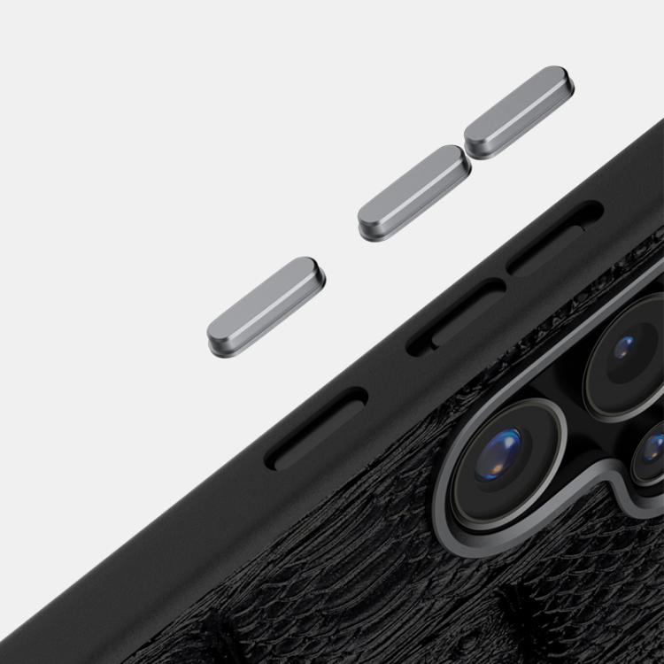 ABEEL Beast Pattern 6D Micro-Embossed MagSafe Genuine Leather Phone Case, For Samsung Galaxy S24 Ultra 5G, For Samsung Galaxy S24+ 5G, For Samsung Galaxy S24 5G