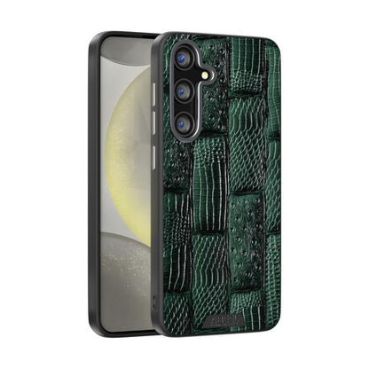 ABEEL Beast Pattern 6D Micro-Embossed MagSafe Genuine Leather Phone Case, For Samsung Galaxy S25 FE 5G, For Samsung Galaxy S25 Edge 5G, For Samsung Galaxy S25 5G, For Samsung Galaxy S25+ 5G, For Samsung Galaxy S25 Ultra 5G, For Samsung Galaxy S24 FE 5G