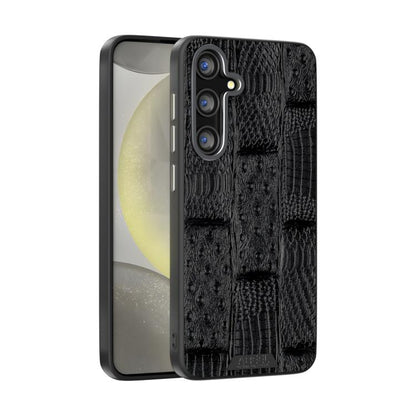 ABEEL Beast Pattern 6D Micro-Embossed MagSafe Genuine Leather Phone Case, For Samsung Galaxy S25 FE 5G, For Samsung Galaxy S25 Edge 5G, For Samsung Galaxy S25 5G, For Samsung Galaxy S25+ 5G, For Samsung Galaxy S25 Ultra 5G, For Samsung Galaxy S24 FE 5G