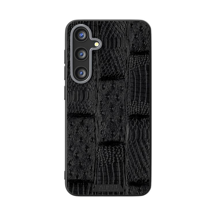 ABEEL Beast Pattern 6D Micro-Embossed MagSafe Genuine Leather Phone Case, For Samsung Galaxy S25 FE 5G, For Samsung Galaxy S25 Edge 5G, For Samsung Galaxy S25 5G, For Samsung Galaxy S25+ 5G, For Samsung Galaxy S25 Ultra 5G, For Samsung Galaxy S24 FE 5G