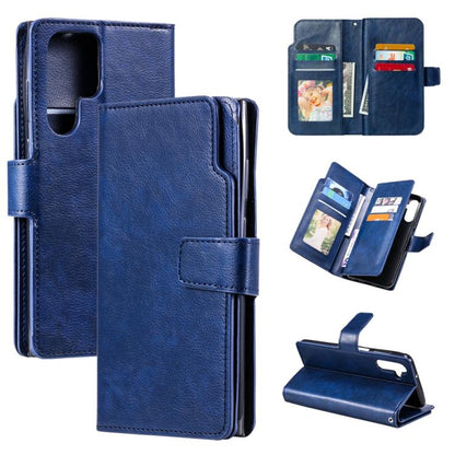 Tri-Fold 9-Card Wallets Leather Phone Case, For Samsung Galaxy S25 5G, For Samsung Galaxy S25+ 5G, For Samsung Galaxy S25 Ultra 5G, For Samsung Galaxy S24 FE 5G