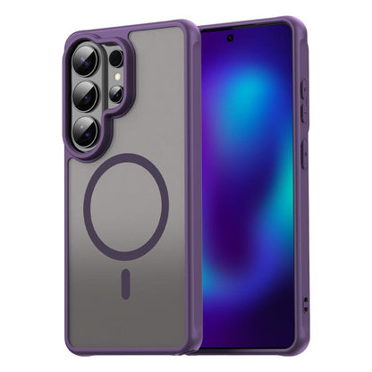 Fan Dun Series TPU Hybrid PC Frosted Magsafe Phone Case, For Samsung Galaxy S26 Edge 5G, For Samsung Galaxy S26 Ultra 5G, For Samsung Galaxy S26 Pro 5G, For Samsung Galaxy S25 FE 5G, For Samsung Galaxy S25 Edge 5G, For Samsung Galaxy S25 5G