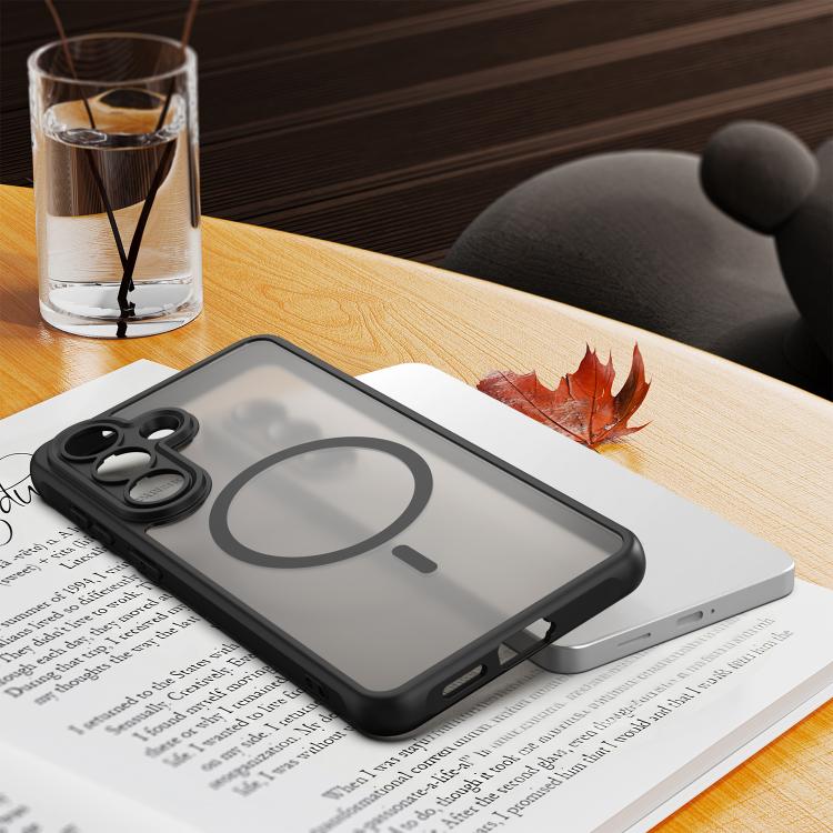 Fan Dun Series TPU Hybrid PC Frosted Magsafe Phone Case, For Galaxy S26+ 5G, For Samsung Galaxy S26 Edge 5G, For Samsung Galaxy S26 Ultra 5G, For Samsung Galaxy S26 5G, For Samsung Galaxy S25 FE 5G, For Samsung Galaxy S25 Edge 5G