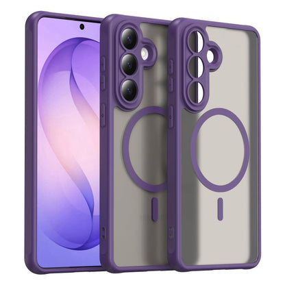 Fan Dun Series TPU Hybrid PC Frosted Magsafe Phone Case, For Galaxy S26+ 5G, For Samsung Galaxy S26 Edge 5G, For Samsung Galaxy S26 Ultra 5G, For Samsung Galaxy S26 5G, For Samsung Galaxy S25 FE 5G, For Samsung Galaxy S25 Edge 5G