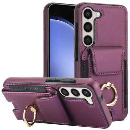 Elastic Card Bag Ring Holder Phone Case, For Samsung Galaxy S25 5G, For Samsung Galaxy S25+ 5G, For Samsung Galaxy S25 Ultra 5G