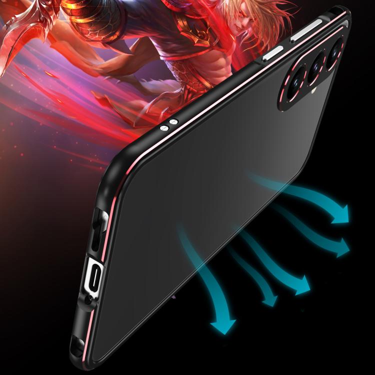 Aurora Series Lens Protector + Metal Frame Phone Case, For Samsung Galaxy S25 5G, For Samsung Galaxy S25+ 5G