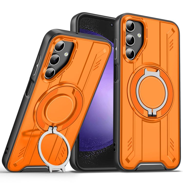 Rotating Ring Holder Magnetic MagSafe Phone Case, For Samsung Galaxy S24 Ultra 5G, For Samsung Galaxy S23 FE 5G, For Samsung Galaxy S23 Ultra 5G, For Samsung Galaxy S23+ 5G