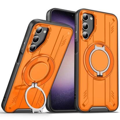 Rotating Ring Holder Magnetic MagSafe Phone Case, For Samsung Galaxy S23 5G, For Samsung Galaxy S22 Ultra 5G, For Samsung Galaxy S22+ 5G, For Samsung Galaxy S22 5G