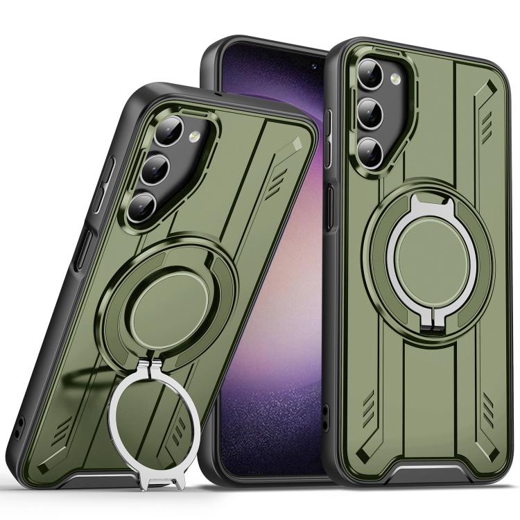 Rotating Ring Holder Magnetic MagSafe Phone Case, For Samsung Galaxy S23 5G, For Samsung Galaxy S22 Ultra 5G, For Samsung Galaxy S22+ 5G, For Samsung Galaxy S22 5G