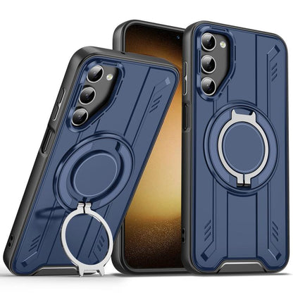 Rotating Ring Holder Magnetic MagSafe Phone Case, For Samsung Galaxy S24 Ultra 5G, For Samsung Galaxy S23 FE 5G, For Samsung Galaxy S23 Ultra 5G, For Samsung Galaxy S23+ 5G