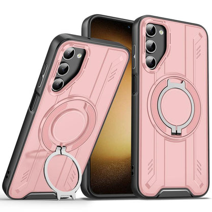 Rotating Ring Holder Magnetic MagSafe Phone Case, For Samsung Galaxy S24 Ultra 5G, For Samsung Galaxy S23 FE 5G, For Samsung Galaxy S23 Ultra 5G, For Samsung Galaxy S23+ 5G