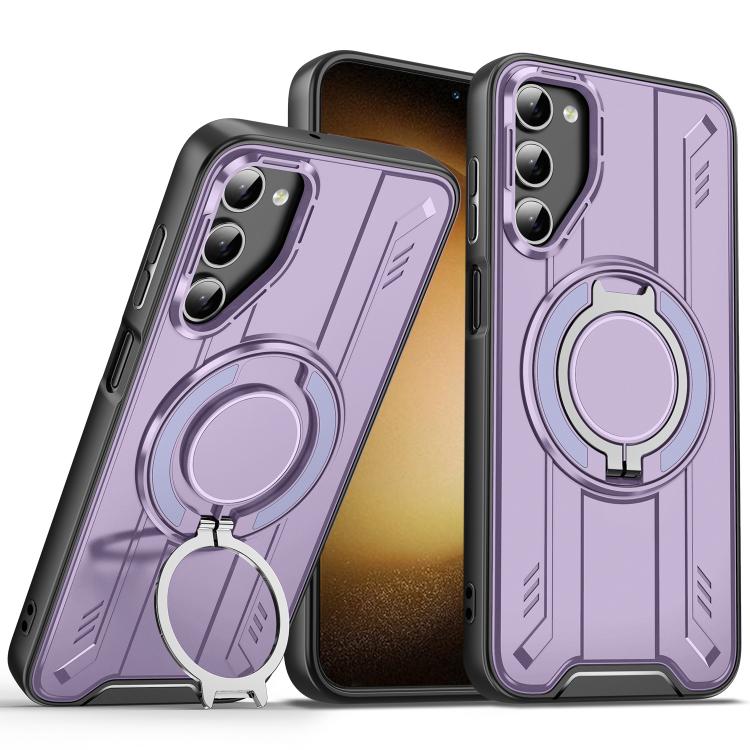 Rotating Ring Holder Magnetic MagSafe Phone Case, For Samsung Galaxy S24 Ultra 5G, For Samsung Galaxy S23 FE 5G, For Samsung Galaxy S23 Ultra 5G, For Samsung Galaxy S23+ 5G