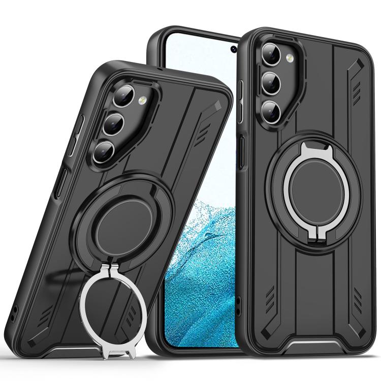 Rotating Ring Holder Magnetic MagSafe Phone Case, For Samsung Galaxy S23 5G, For Samsung Galaxy S22 Ultra 5G, For Samsung Galaxy S22+ 5G, For Samsung Galaxy S22 5G