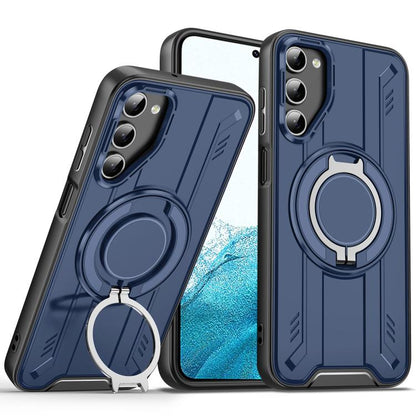 Rotating Ring Holder Magnetic MagSafe Phone Case, For Samsung Galaxy S23 5G, For Samsung Galaxy S22 Ultra 5G, For Samsung Galaxy S22+ 5G, For Samsung Galaxy S22 5G