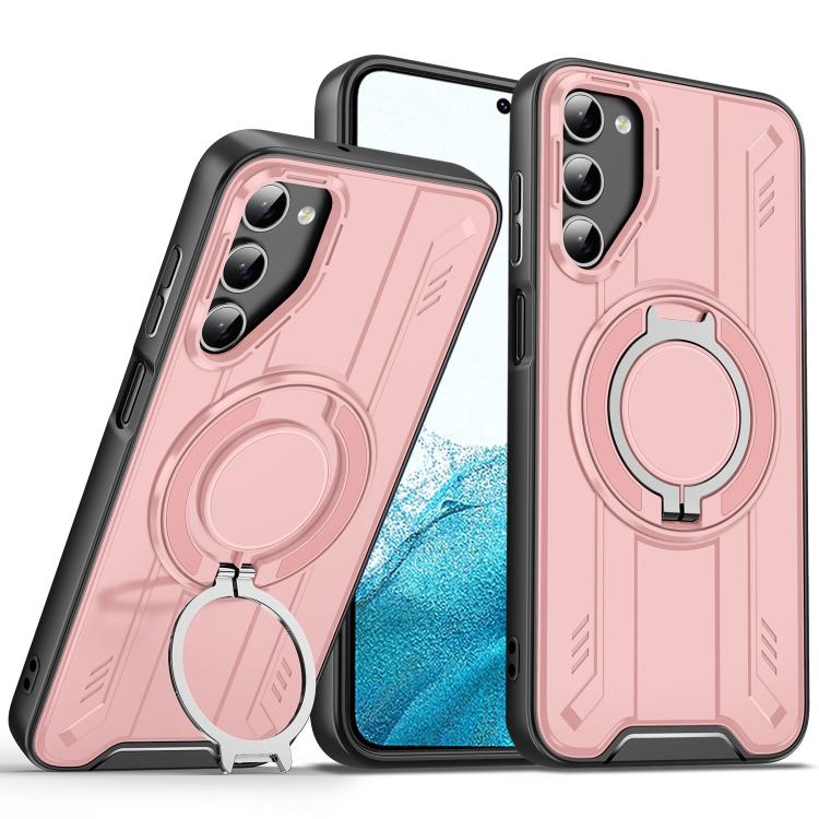 Rotating Ring Holder Magnetic MagSafe Phone Case, For Samsung Galaxy S23 5G, For Samsung Galaxy S22 Ultra 5G, For Samsung Galaxy S22+ 5G, For Samsung Galaxy S22 5G