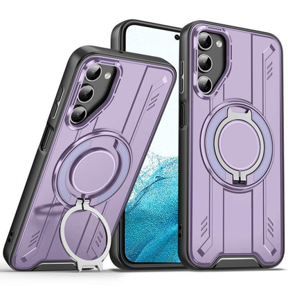 Rotating Ring Holder Magnetic MagSafe Phone Case, For Samsung Galaxy S23 5G, For Samsung Galaxy S22 Ultra 5G, For Samsung Galaxy S22+ 5G, For Samsung Galaxy S22 5G